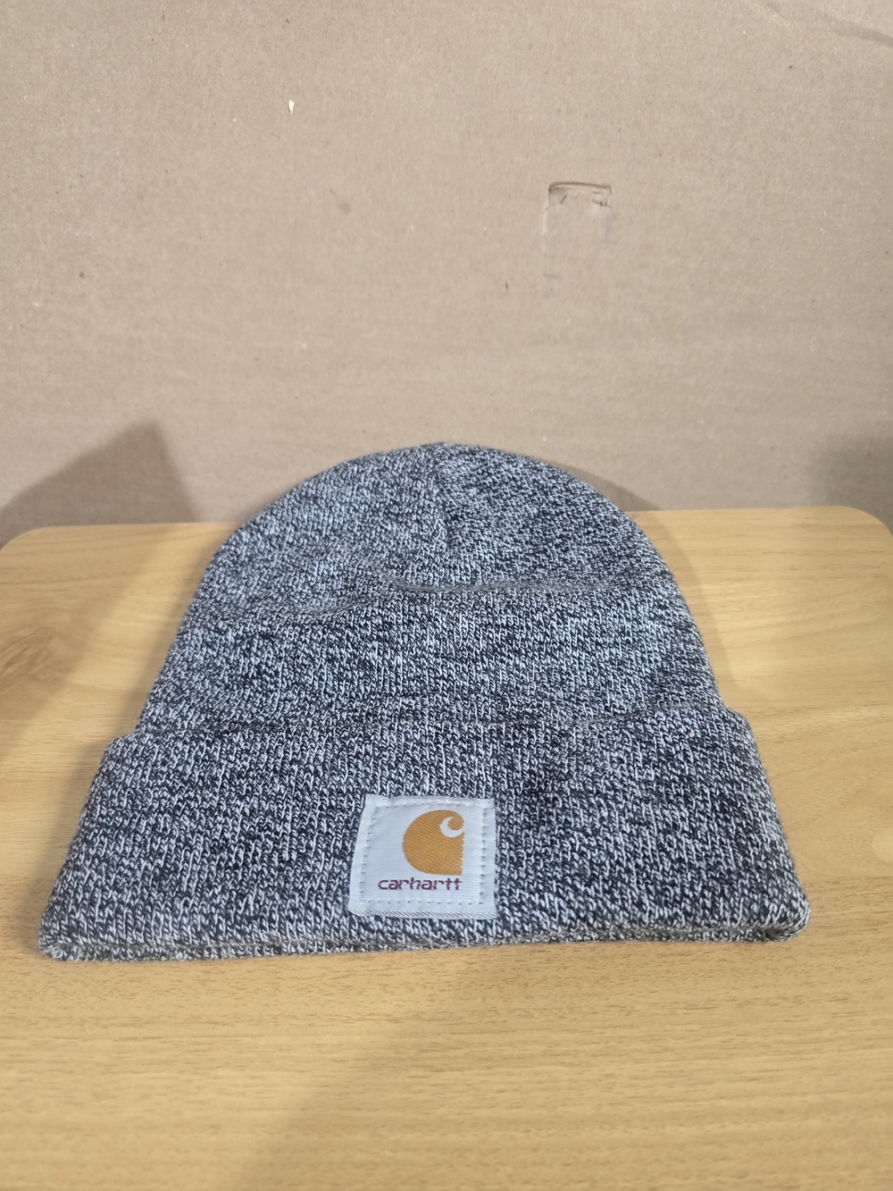 Carhartt Acrylic Watch Hat A18 Knit Beanie in Gray & Black